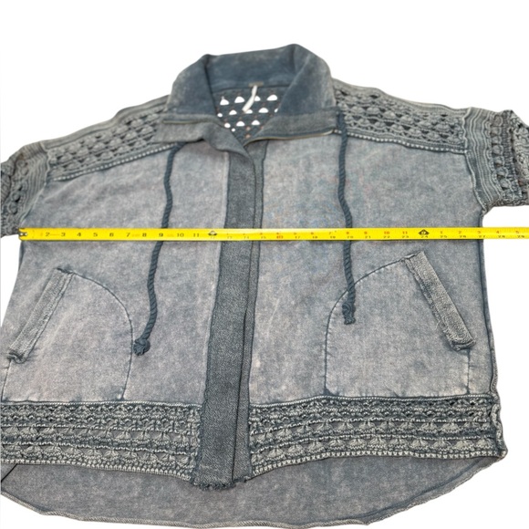 Free People Dune Bug Zip-up Cotton Cardigan - Picture 6 of 11